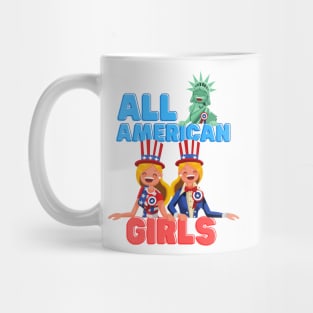 all american girls messy bun u Mug